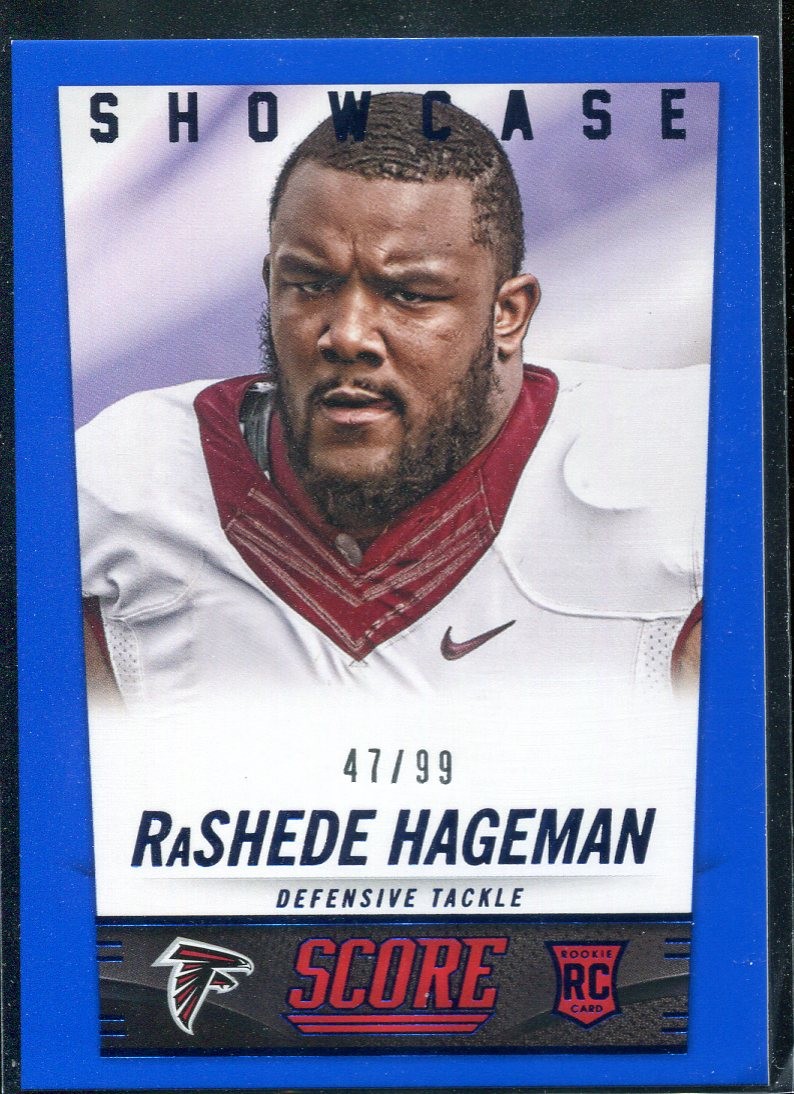 2014 Score Showcase #414 Ra'Shede Hageman Card Rookie RC /99