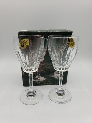 Vintage Blarney Crystal Cordial Glasses 2pc 5oz