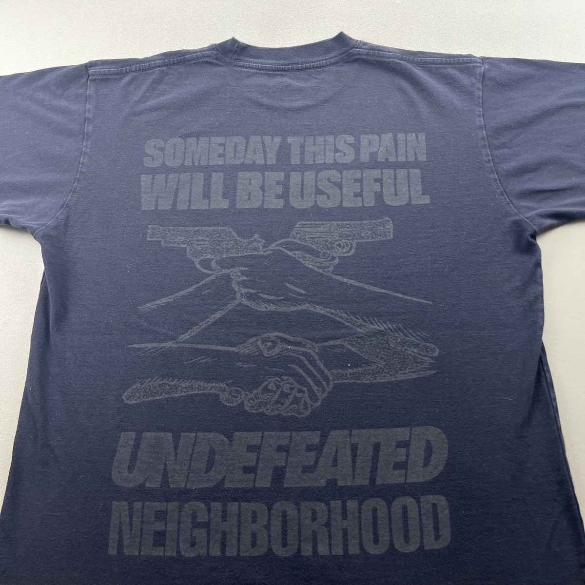 Undefeated x Neighborhood T-Shirt Mens Medium Black Someday This