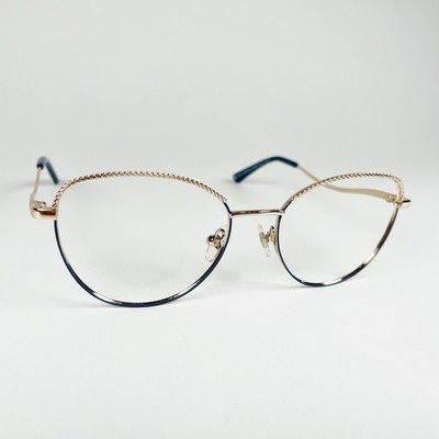 WILLIAM MORRIS Brille GOLD/BLAU OVAL Brillengestell MOD: LN50207 C3