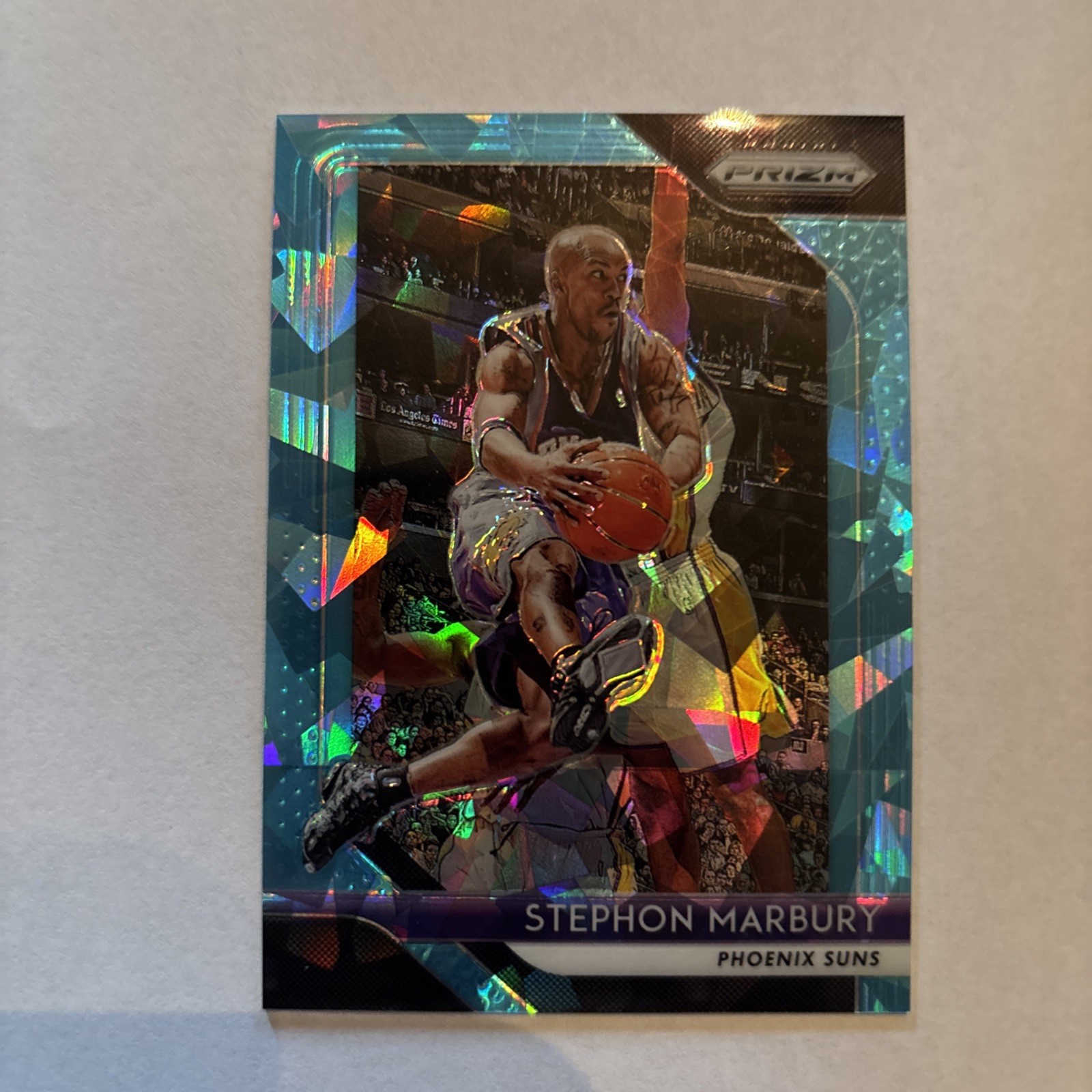 2018-19 Panini Prizm Blue Ice Prizm /99 Stephon Marbury #265