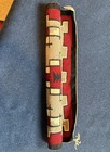 Red Klagetoh Diamond Warped Navajo Rug Saddle Blanket Vintage 27" x 33" $0.99 NR — photo 5