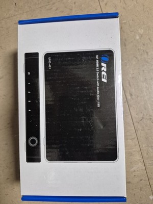 Orei 4x1 Hdmi 2.0 Switch with Audio Out 18g New In Box
