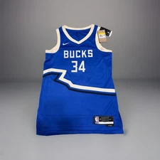 Giannis Antetokounmpo Milwaukee Bucks Nike 2024/25 City Edition Swingman Jersey