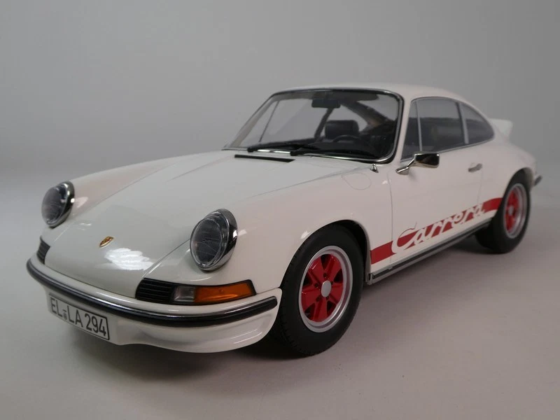 Norev Porsche 911 Carrera RS 2.7 white red 1972 1/12 127514 - Immagine 2 di 3