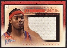 2002-03 Fleer Platinum #FF-CW Chris Wilcox Freshman Fabric Rookie Patch