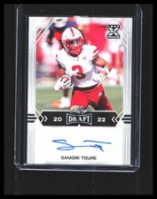 2022 Samori Toure Rookie Auto Leaf Draft #BA-ST1 Green Bay Packers