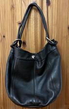 Hobbs Black Leather Hobo Style