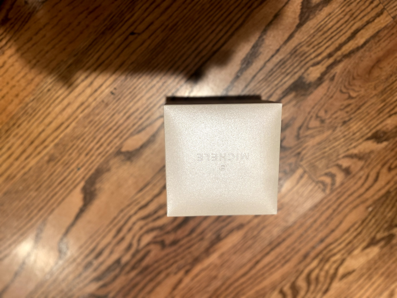 MICHELE SWISS 29MM URBANMINI DIAMOND 2 TONE DRESS WATCH, MWW06x000046, NIB