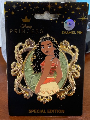 Disney PALM Moana Portrait Disney pin Pink Al A Mode LE Cameo Portrait Princess - Picture 2 of 2