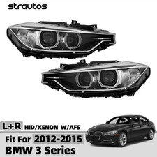 For 2012-2015 Bmw 3 Series F30 Sedan Xenonhid Headlight W Afs Rightleft Pair