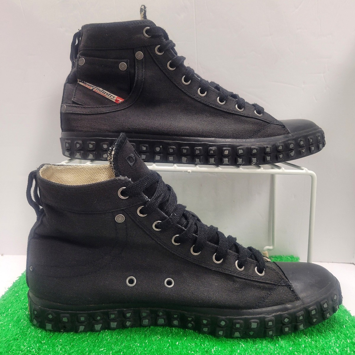 Vtg Diesel Exposure Shoes High Top Grunge Punkcore Goth