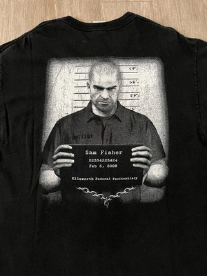 RARE Vintage Tom Clancy's Splinter Cell Double Agent T Shirt Video Game Promo