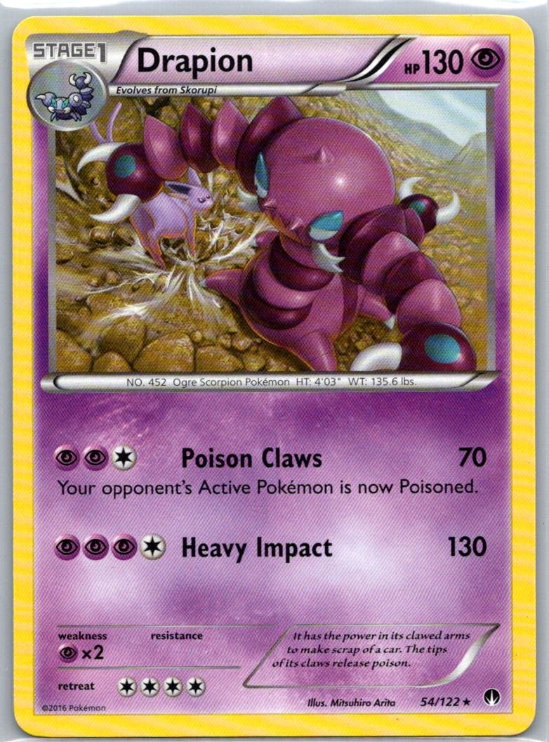 Drapion 54/122 BREAKpoint NM