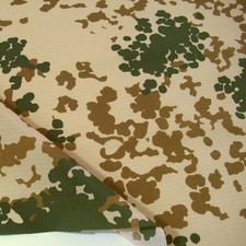 4m leichter Bundeswehr Camouflage Stoff aus Ripstop Nylon Flecktarn Meterware