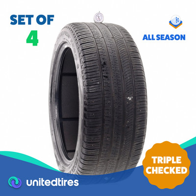 Set of (4) Used 275/45R21 Pirelli Scorpion Zero LR PNCS 110Y - 6-7.5/32