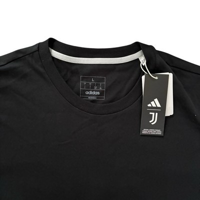 Adidas Juventus FC x NASA Black Jersey T Shirt, Size Large