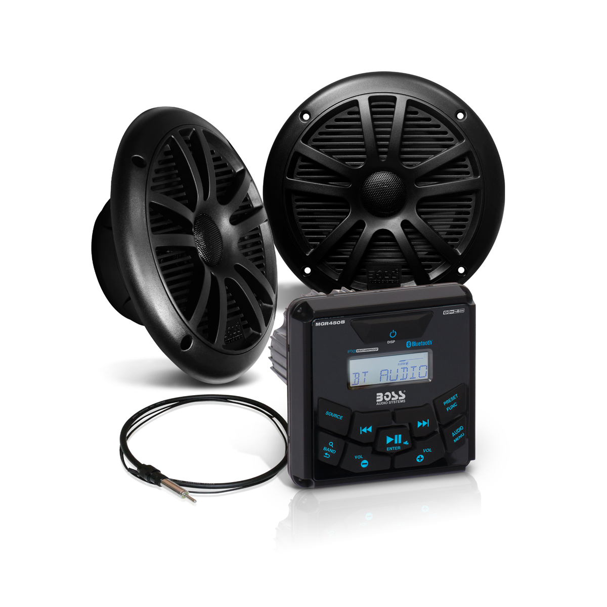 BOSS Audio Systems Marine Speakers IPX6 Gauge