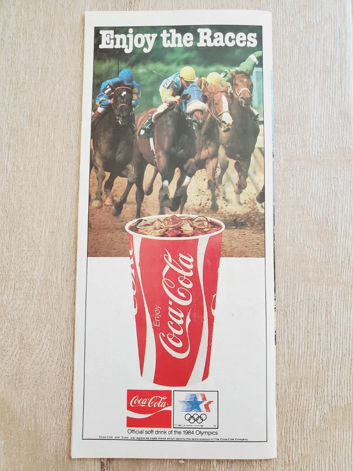 Zapatero Pincay Santa Anita 1984 Carreras de Caballos Programa Oficial CA 2/10/84 Foto 2 de 4