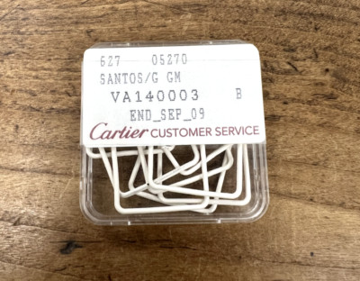 Genuine New Cartier Santos G GM White Crystal Gasket Part# VA140003