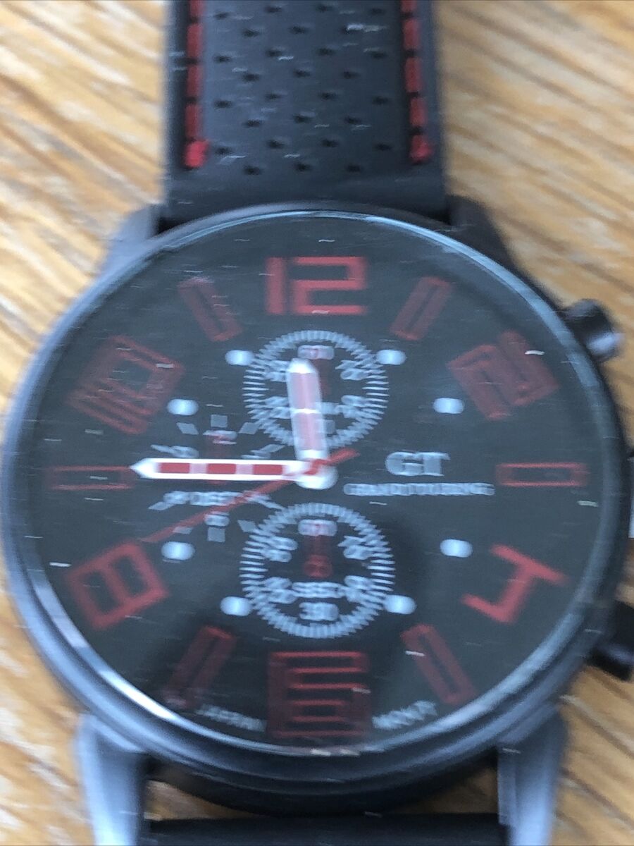 GT GRAND TOURING Silicone Band Quartz Analog Sport Watch GT GRAND TOURING Silicone Band Quartz Analog Sport Watch
