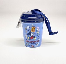 New Walt Disney World Starbucks Blue Hollywood Studios Tumbler Ornament Mickey