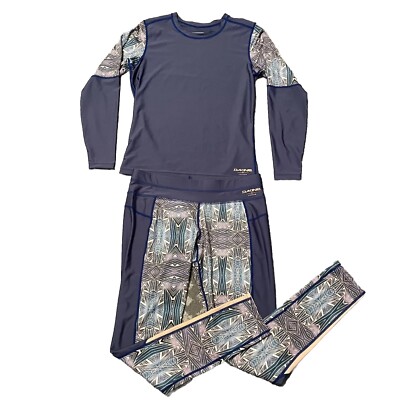 Dakine x Furrow Womens Flow Loose Fit Rashguard Set UPF 50 Top Sz L Bottom Sz XL