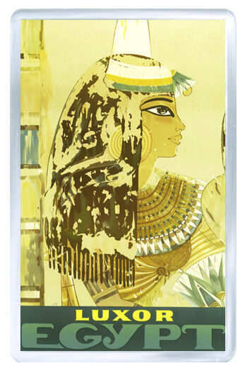 Luxor Egypt Vintage Repro Fridge Magnet Souvenir Magnet Kühlschrank Luxor Egypt Vintage Repro Fridge Magnet Souvenir Magnet Kühlschrank