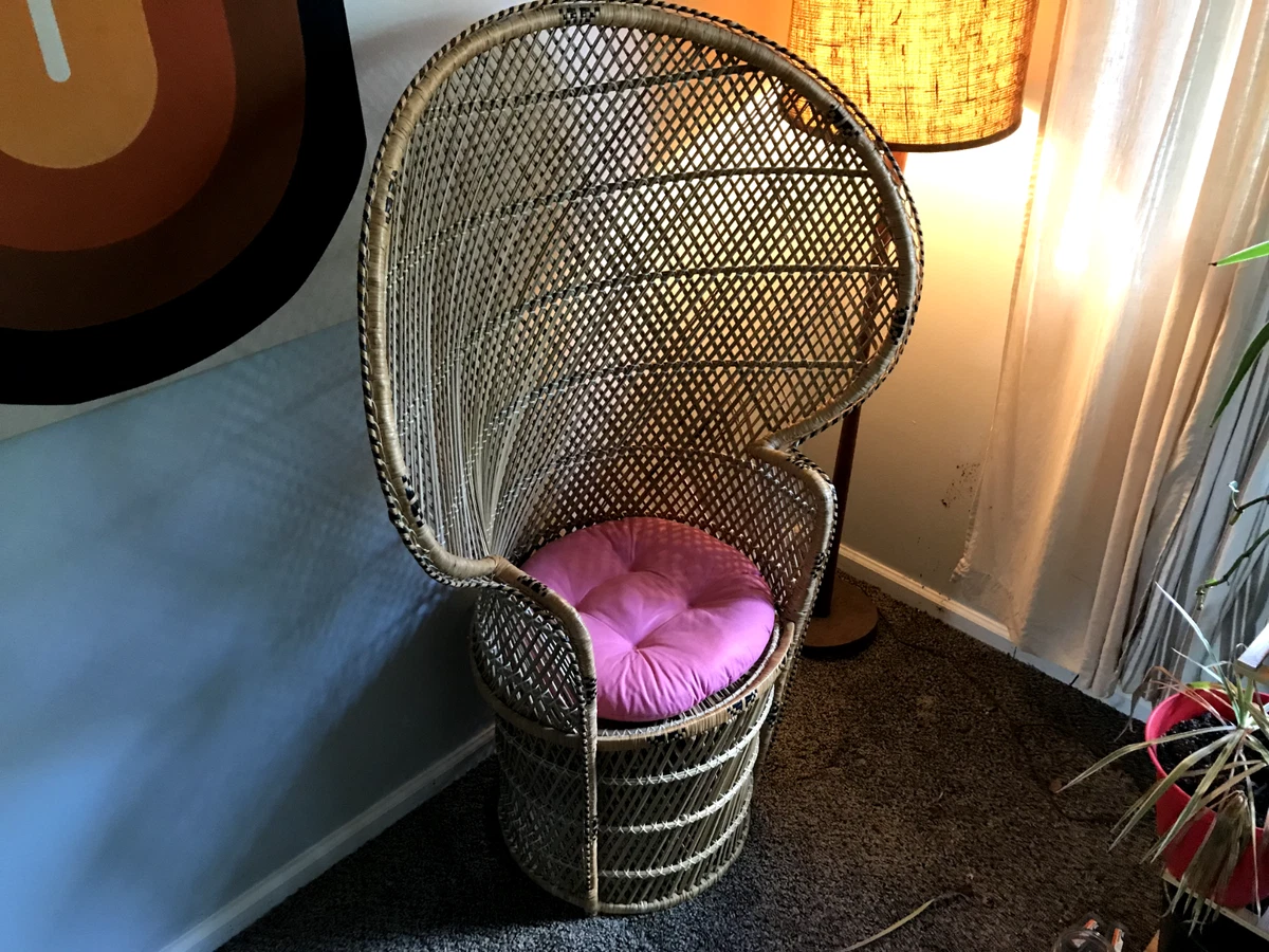 Ebay peacock chair sales