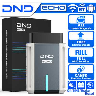 DND Echo OBD2 Scanner Full Systems Bluetooth Bidirectional Car Diagnostic Tool