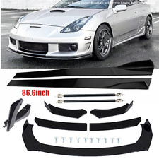 For Toyota Celica Front Bumper Rear Lip Splitter Spoiler Body Kit Side Skirt