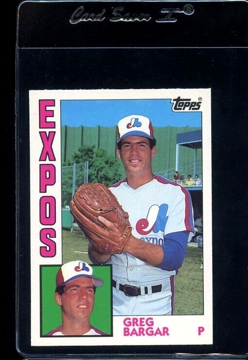 1984 TOPPS TIFFANY #474 GREG BARGAR ROOKIE RC MONTREAL EXPOS