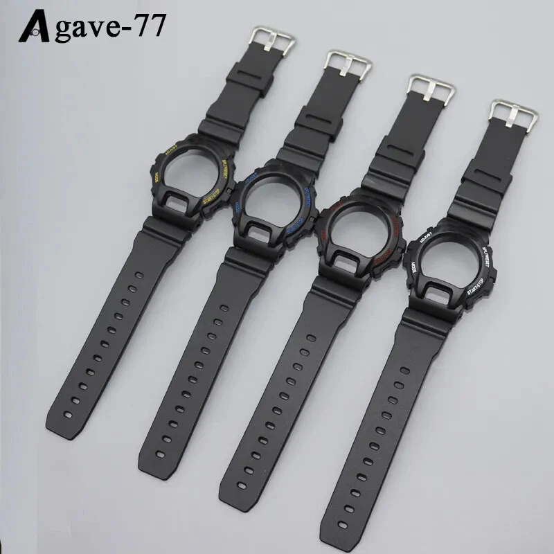 Резиновый ремешок и ободок для часов Casio G-Shock DW-6900/6930 DW6600/3230 спортивный ремешок - Изображение 3 из 4