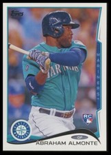 2014 Topps #256 Abraham Almonte Seattle Mariners Rookie