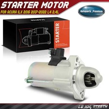 1x Starter Motor for Acura ILX 2016-2022 L4 2.4L 31200-R4H-A01 1.8KW 12V CW 11T
