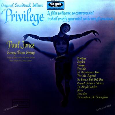 The Mike Leander Orchestra - Privilege (Original Soundtrack Album) LP '