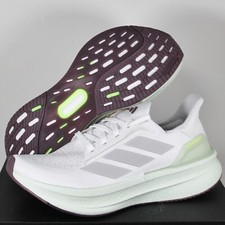 Adidas Ultraboost 5X Running Shoes Women's 7.5 White Linen Green JH7254 New
