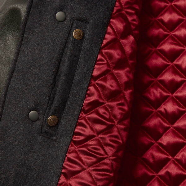 Chaqueta Indian Motorcycle Varsity 2 para hombre, gris | 2833181 Foto 4 de 4