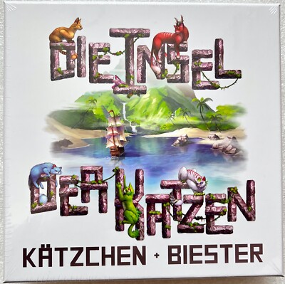 The Island of Cats Kitten Beasts Skellig Games Board Game Fantasy Laying Game