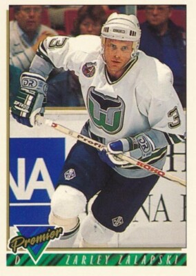 1993-94 Topps Premier #20 ZARLEY ZALAPSKI - Hartford Whalers