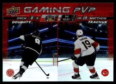 2024-25 Upper Deck Gaming PVP Speckle Drew Doughty / Matthew Tkachuk #GPVP-2