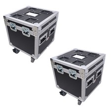 2 PROX ATA Flight Road Case DJ Utility Multipurpose Trunk w/ 4" Wheels