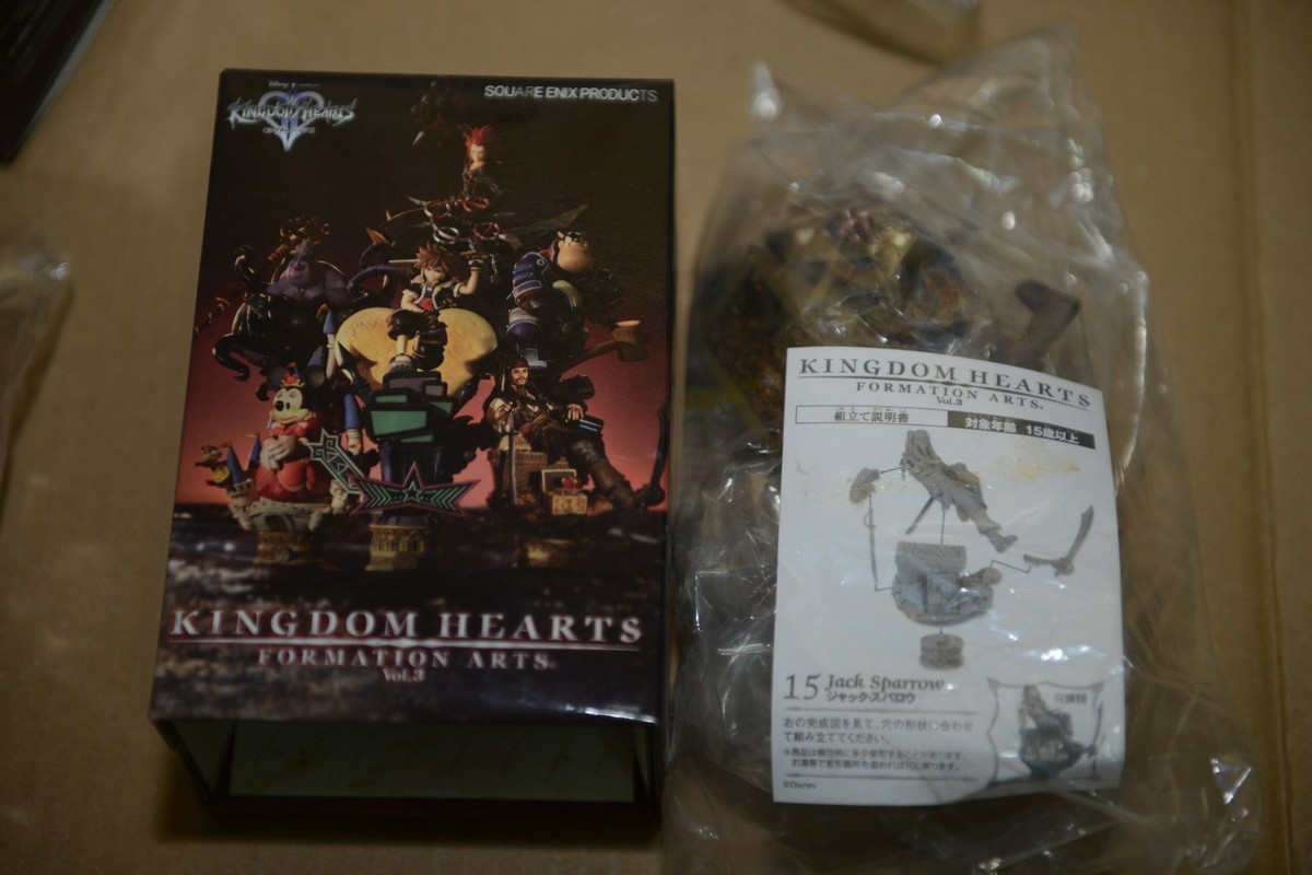KINGDOM HEARTS FORMATION ARTS Vol.3 袋未開封 SQUARE Kingdom Hearts Formation Arts Vol.3 