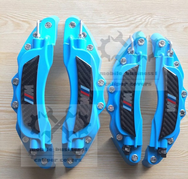 Metal Blue M Performance Brake caliper covers bmw 120d 220d 320d 325d