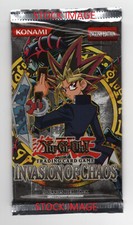 (500630) Yugioh Invasion of Chaos Unlimited Edition Sealed BOOSTER PACK