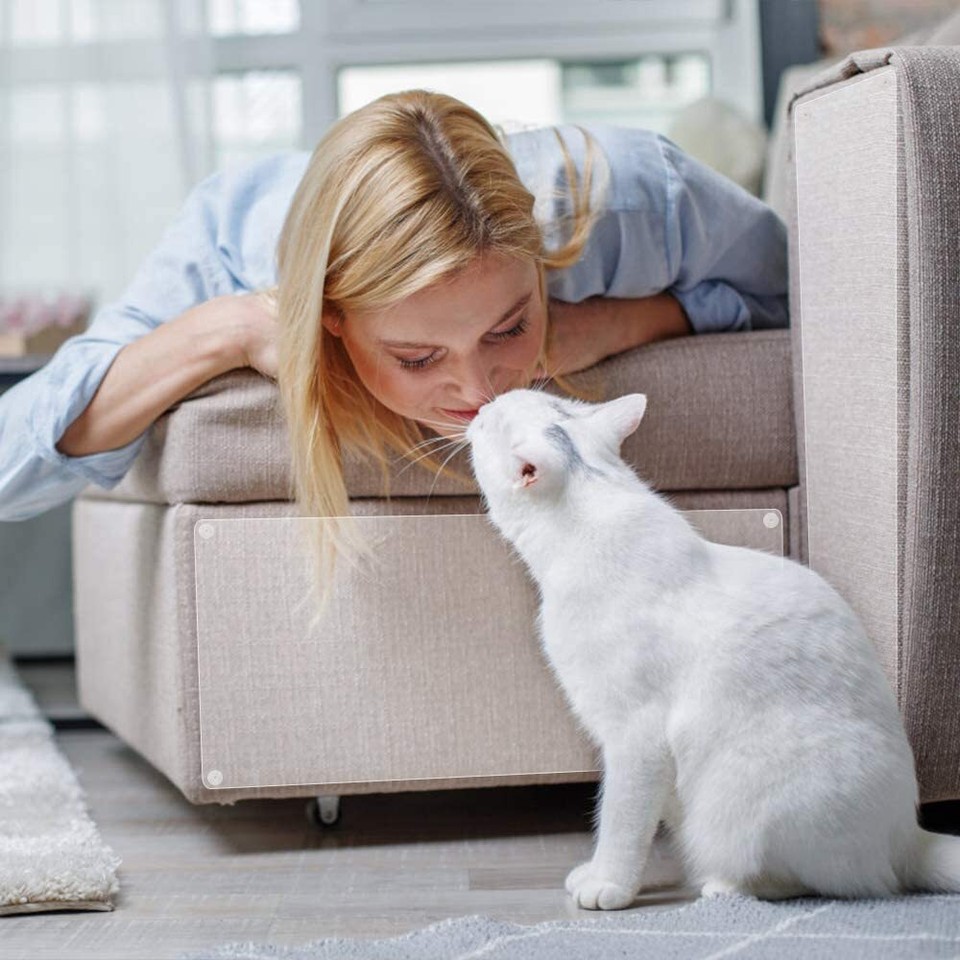 Pet Cat Scratch Guard Mat AntiScratch Scratching Post Sofa Furniture