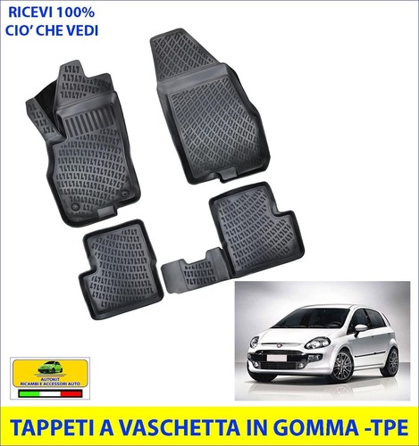 Tappetini Specifici COMPATIBILI con FIAT Punto Evo dal 2009 in poi Tappeti auto - Foto 2 di 3
