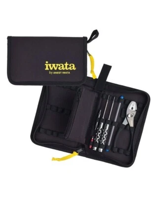 Kit de herramientas de mantenimiento de aerógrafo profesional Iwata. (IWCL-500)