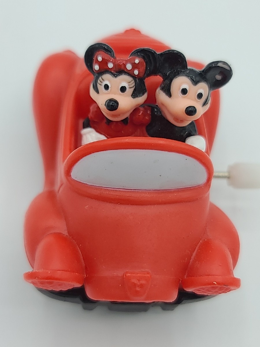 激レア ビンテージ レトロ バーガーキング ミッキー＆ミニー ミニカー トイカー Disney Mickey & Minnie Mouse Burger King Toon Town Wind-up