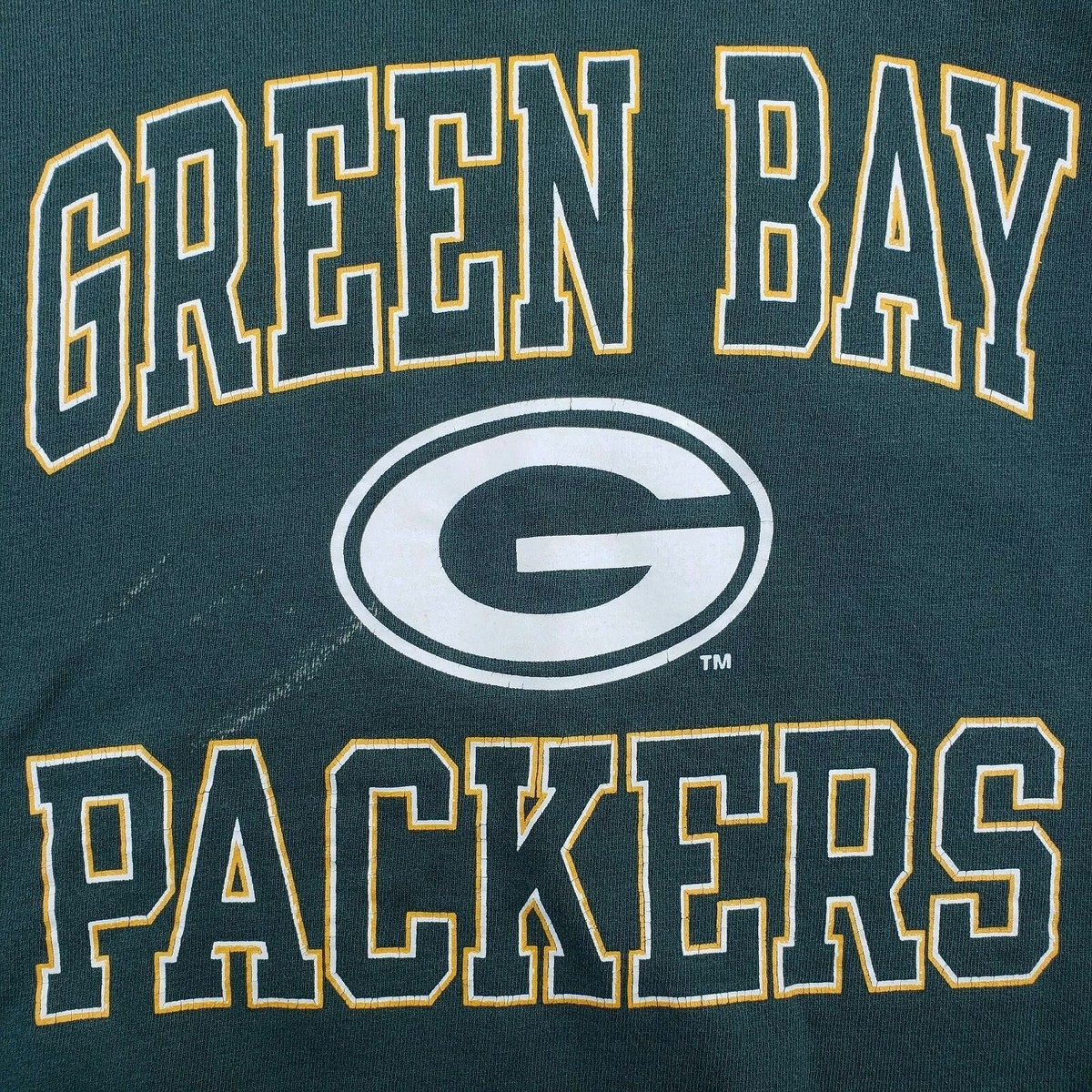 Vintage 90s Champion Green Bay Packers Crewneck Sweatshirt Large